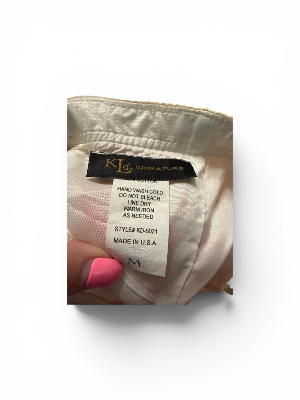KLD Signiture Halter Sundress with Fuchsia Accents Wedding Guest Size Medium USA - Picture 4 of 4